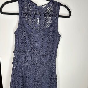 H&M navy blue cocktail dress